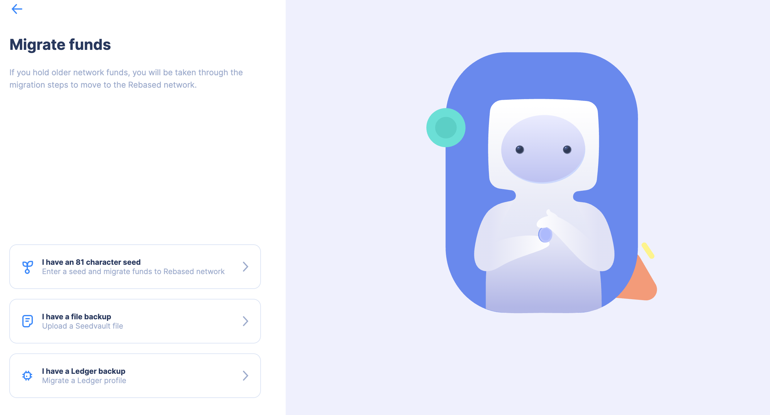 Legacy Migration Tool Import Type
